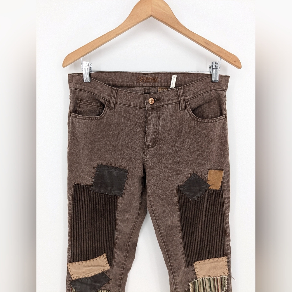Buffalo David Bitton Patchwork Bootcut Jeans Wome… - image 3